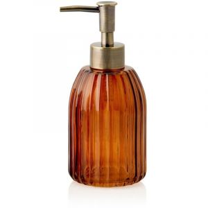 BA70094 Dispensador De Baño Naranja De Cristal Estilo Vintage - ref: BA70094 - Andrea House