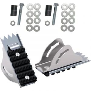 Patins antid&eacute;rapants pour pieds d'&eacute;chelle, adh&eacute;rence s&ucirc;re sur les surfaces glissantes, &eacute;quipement d'&eacute;chelles pour la construction, les r&eacute;novations