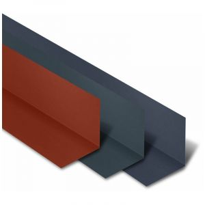 Yousteel - Rive Contre Mur 2100 mm Acier Laqu&eacute; Coloris: Bleu Ardoise ral 5008