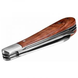 Greffoir Couteau,Couteau de Greffage Pliant,Couteau de Jardin, Couteau Pliable Greffe D'&eacute;lagage Couteau Greffe Lame Double,Couteau de Jardinage de