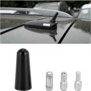 Lablanc - Antenne De Voiture Courte, Antenne Radio Voiture Courte Universel Amplifiée Autoradio, Stéréo Antenne De Toit à Tige Courte 3cm pour