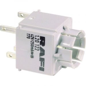 Rafi - 1.20122.061 &Eacute;l&eacute;ment de contact 1 nf (r), 1 no (t) &agrave; accrochage 250 v 1 pc(s)