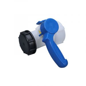 Aiperq - Vanne papillon avec écrou flottant en aluminium DN40 pour cuve 1000 litres ibc