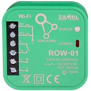 Module 1 relais 5A encastrable WiFi gamme Supla - Zamel