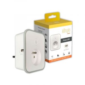 Prise Wi-Fi Konyks Priska usb - 16A - 2 prises usb-a - Compteur de consommation