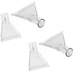 4 Piece Buse Aspirateur Eau, Aspirateur Suceur Injecteur Extracteur, Embout Shampouineuse pour Aspirateur, T&ecirc;Te Pivotante Aspirateur, Buses de