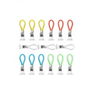 Lablanc - 15Pcs accroche torchon,porte torchon cuisine, pince torchon crochet torchons,pince à serviette en métal,attache serviette attache torchon