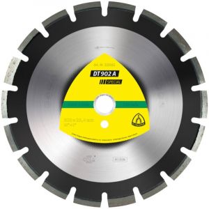 Klingspor - dt 902 a Disques à tronç. Diamanté 400 x 3,6 x 25,4 mm 24 segments 40 x 3,6 x 12 mm, Segments multiples