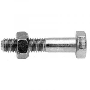 Vis Express - Boulon (vendu avec Ecrou) T&ecirc;te hexagonale th M20X100 Classe 8.8 Acier zingu&eacute; no LOGO-5 pi&egrave;ces