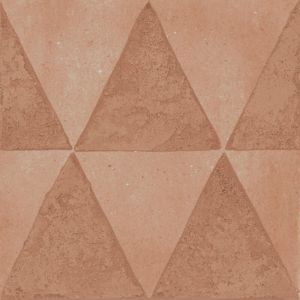 Carrelage Imitation Carreaux De Ciment 20x20 ART CRAFT Cotto Triangoli (0,96m&sup2;) - Les Carreaux de Jean