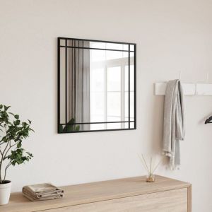 Prolenta Premium - Maison du'Monde - Miroir mural noir 60x60 cm carré fer