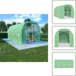 Vidaxl - Serre 9 m&sup2; 4,5x2x2 m - Serre De Jardin - Abri Jardin - Protection Plantes - Serre Verte - Tunnel De Jardin
