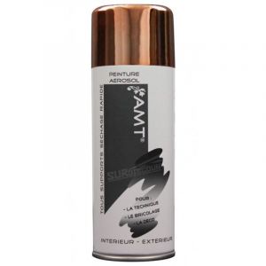 Bombe de Peinture - BP62 - Bronze Chrom&eacute; - 330ml - Acrylique - S&eacute;chage Rapide