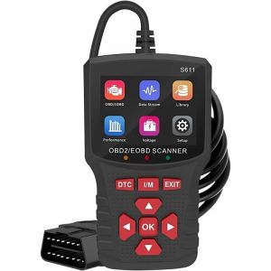 Outil de diagnostic automobile avec scanner OBD2, lecteur de codes de contr&ocirc;le du v&eacute;hicule avec fonction de contr&ocirc;le de l'&eacute;tat de pr&eacute;paration I/M et