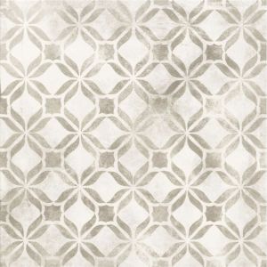Realonda - Carrelage extérieur effet carreaux ciment Fragment blanc R11 14 mm 32,9x32,9 cm - Reflex Boutique