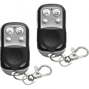 T&eacute;l&eacute;commande Portail Universelle, 2 Pi&egrave;ces Telecommande Garage Universelle Porte 433.92 Mhz, Bip Portail Coulissant Pour Porte De Garage Et Voiture