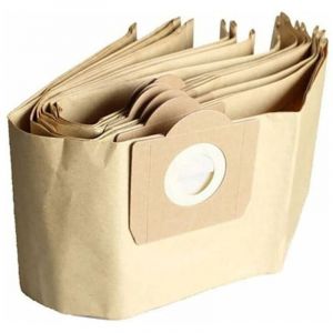 Sac Aspirateur Karcher WD3, Lot de 5 Sacs droits Aspirateur pour Karcher WD3, WD 3 Premium, WD3200, WD3500P, A2204, A2204, A2534