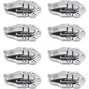 8 Fermoir à bascule loquets Verrou à bascule Fermeture a Levier Fermeture pour coffret à bijoux Coffrets Cadeaux Coffre à Outils valise et Coffre