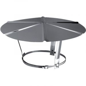 Chapeau inox r&eacute;glable 80-130 POUJOULAT 52080785