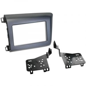 Adnauto - Kit Support Autoradio compatible avec Honda Civic 9 Gris