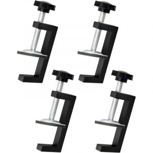 Shining House - 4 Pièces Serre Joint Kit, Plage de Serrage 10-57mm Pince g Réglable, Serre Joint Menuisier Clip de Fixation, Outils Accessoires pour