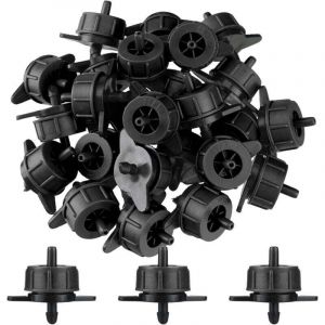 Goutteur d&rsquo;extr&eacute;mit&eacute; r&eacute;gulateur syst&egrave;me micro drip,4 litres/heure pour, r&eacute;gulation de pression: Embout pour arrosage goutte-&agrave;-goutte,Pression de