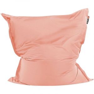 Housse pour Grand Pouf Rose en Nylon 140 x 180 cm avec Fermeture Zip Fuzzy
