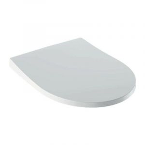 Geberit - Abattant wc iCon design slim fermeture ralentie, fixation par le haut, Blanc