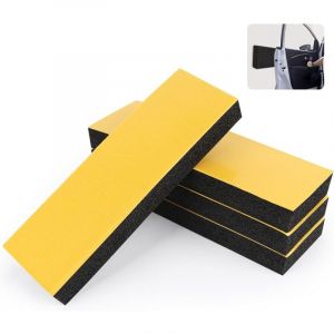Mousse Protection Garage, 4 PièCes Protection Portiere Voiture, Protection Murale pour Le Garage Autocollante 30X10X3cm, Plaque Mousse pour La