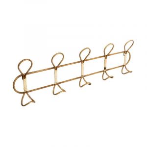 Atmosphera - Pat&egrave;re 5 Crochets en M&eacute;tal 'Ilana' 76cm Or