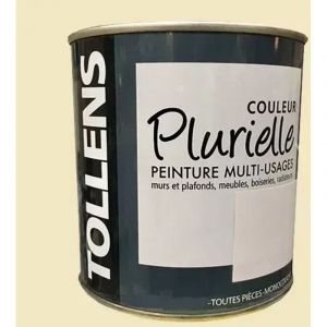 TOLLENS Peinture acrylique multi-usages 'Couleur Plurielle' satin Ing&eacute;nue 0,5 L