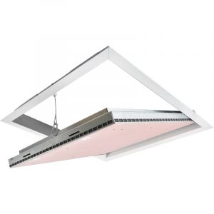 Trappe coupe-feu 30min (1/2h) pour plafond - pose en applique 500x500