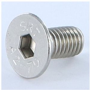 Vis Express - Vis m&eacute;taux Inox A2 fhc t&ecirc;te frais&eacute;e empreinte hexagonale creuse Cl&eacute; de 5 HC5 M8X10 Filetage total-1 piece