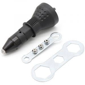 Pince &agrave; riveter &eacute;lectrique pour perceuse sans fil &eacute;lectrique riveteuse riveteuse adaptateur pistolet &agrave; riveter sans fil kit d'outils de rivetage