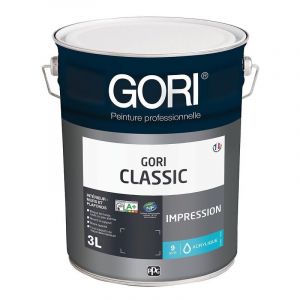 Gori - Peinture acrylique multisupports pour murs et plafonds Classic Impression coloris blanc bidon de 15l