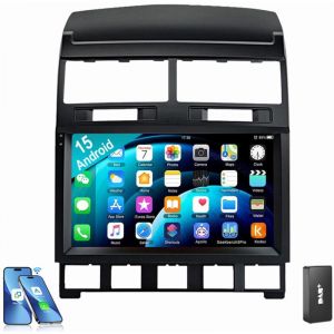 Autoradio 9 pouces pour VW Touareg 7L 2003-2010 Carplay Android 15 GPS RDS 2+64G DAB