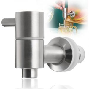 Robinet Distributeur Boisson Remplacement, Robinet pour Fontaine &agrave; Eau en Acier Inoxydable, Robinets Fontaine a Punch pour la Maison et la F&ecirc;te