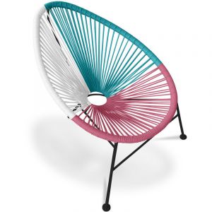 Privatefloor - Chaise d'ext&eacute;rieur - Chaise de jardin d'ext&eacute;rieur - Acapulco Multicolore