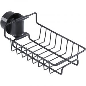 Shining House - Porte Savon Sans Per&ccedil;age, 2x Porte Shampoing Inox, Serviteur De Douche, Etagere, Noir, Porte Savon Barre Douche &agrave; Suspendre, Pour