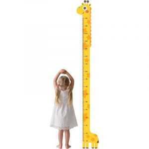 Toise croissance b&eacute;b&eacute; girafe r&egrave;gle murale d&eacute;coration chambre 180 cm