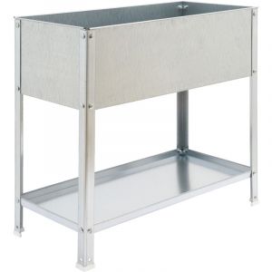 Potager Urbain Métallique 850x1200x400 mm, 150 l, Jardinière Extérieure Résistante Galvanisé – Simon Garden - Simonrack