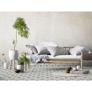 Nanda Tiles - Carrelage Imitation Carreaux de Ciment gabana 20x20cm (0,52m2) Bahia - Les Carreaux de Jean