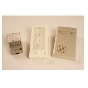 Interphone audio - AIPHONE - KIT AUDIO EN APPLIQUE - Filaire - 2 fils - 1 combin&eacute; avec fil