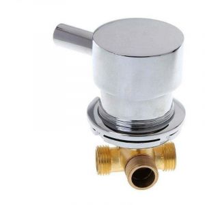 Mitigeur Cabine de Douche m&eacute;langeur de vanne de m&eacute;lange d'eau froide chaude robinet de sortie deux en un pour la salle de douche