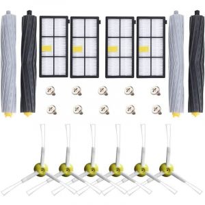 Kit d'accessoires de pièces de rechange pour iRobot Roomba 800 900 805 850 851 860 865 866 870 871 880 885 890 891 896 960 966 980 Robot Aspirateur +