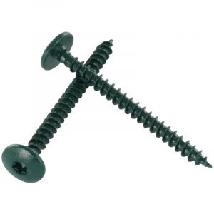 Vis métaux Tête fraisée tf Pozi 2 M4X55 Filetée sur 25 Sécable Acier zingué blanc-100 pièces