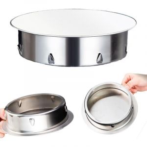 Bouchon tuyau de po&ecirc;le 125mmChapeau chemin&eacute;e perfor&eacute; en acier inoxydable&Eacute;tanch&eacute;it&eacute; optimale pour tuyaux de 125mm