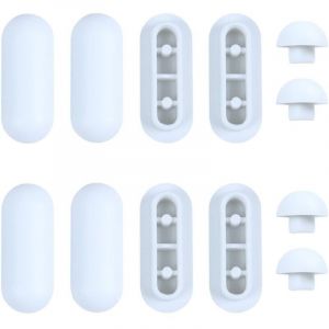 12 Pièces Patins pour Abattant WC, Amortisseur WC, tampons pour abattant de WC, pour Siège de Toilette D'amortisseurs, Abattant WC Tampon de