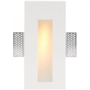 Ledbox - hutt Gyrophare encastré plaque de plâtre, 110x245mm, 1W, Blanc
