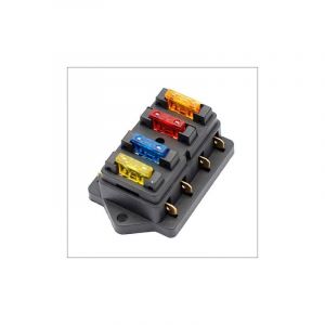 Lablanc - 12V 24V 32V 4 Façon Standard Porte-fusible à Lame Boîte à Fusibles pour Bateau Camping Voiture et Autre Véhicule, avec Fusible 6 Lames